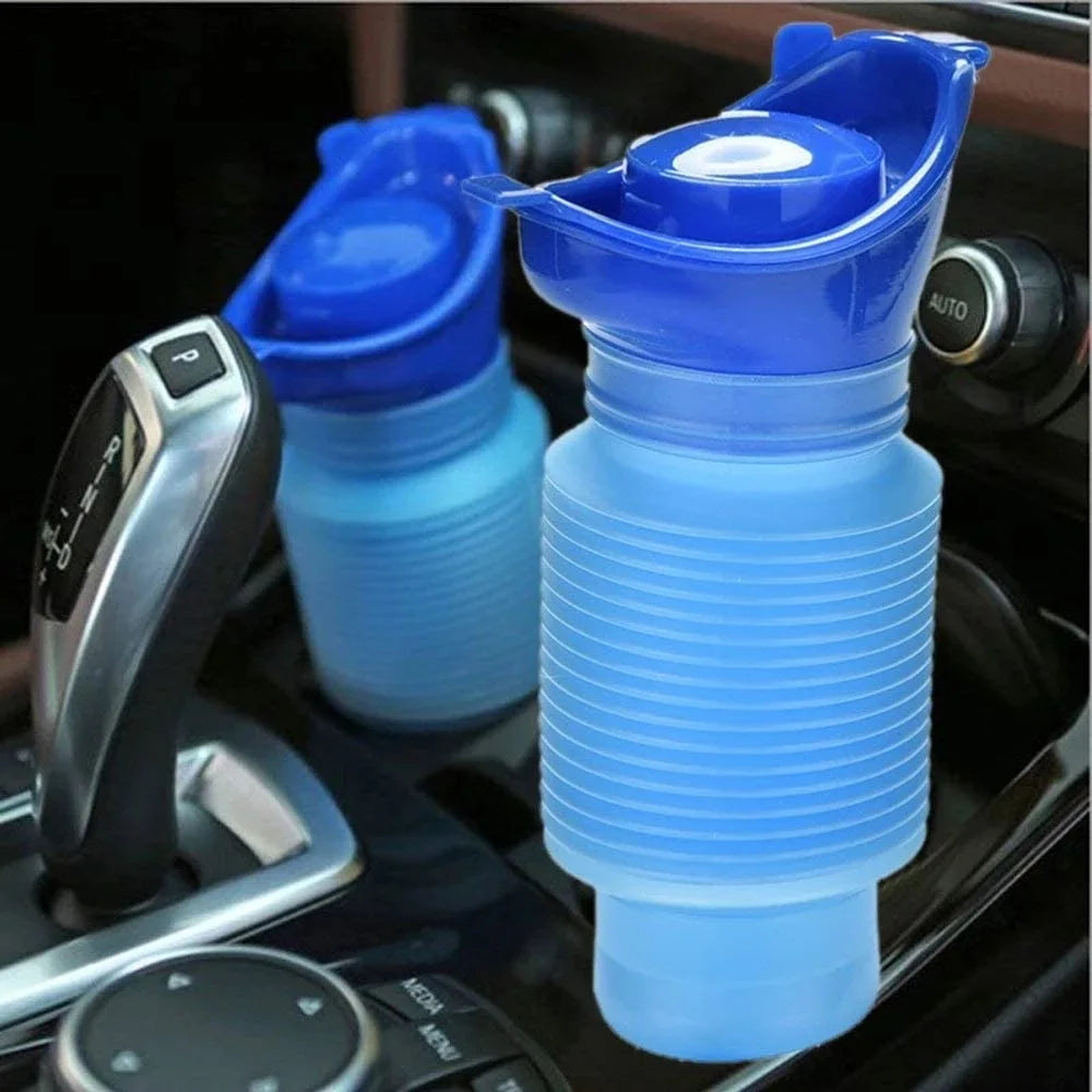 1set Urinal Car Urinal Bucket Outdoor Standing Urine Emergency Squat-Free Travel Urine Leak